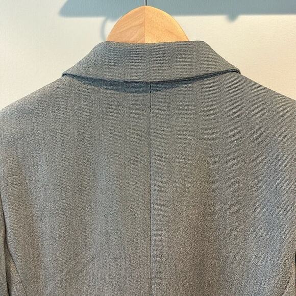Express Studio Stretch size 12 Gray One Button Blazer Jacket - Picture 11 of 12